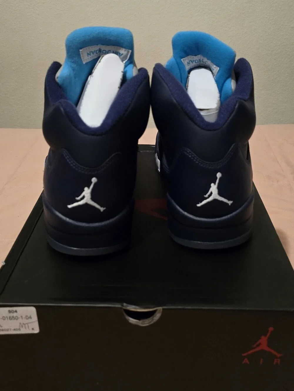 Jordan 5 Retro  Shoes - Navy/Teal
